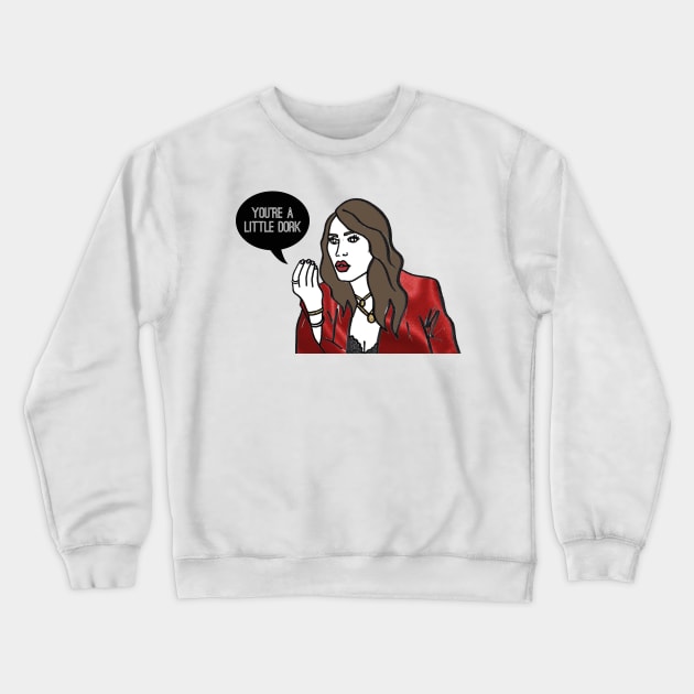 Little Dork Crewneck Sweatshirt by Katsillustration